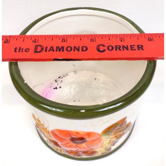 Candle Holder Fall Harvest Pumpkins Acorns Leaves Autumn Jar Candle Holder - Picture 3 of 7